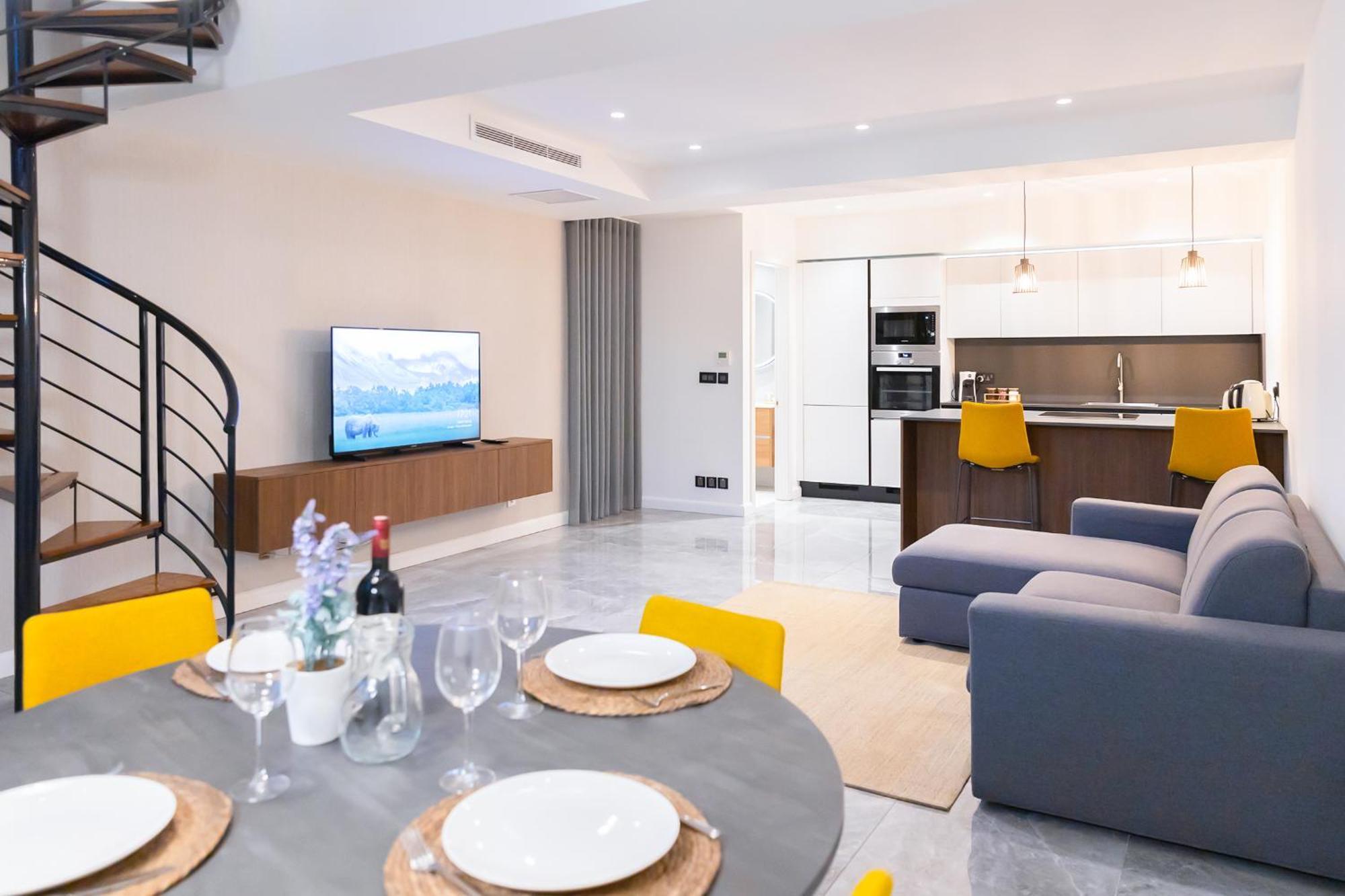 Florette Suite 1Br With Stunning Lounge Terrace By Arcobnb Il-Furjana Dış mekan fotoğraf